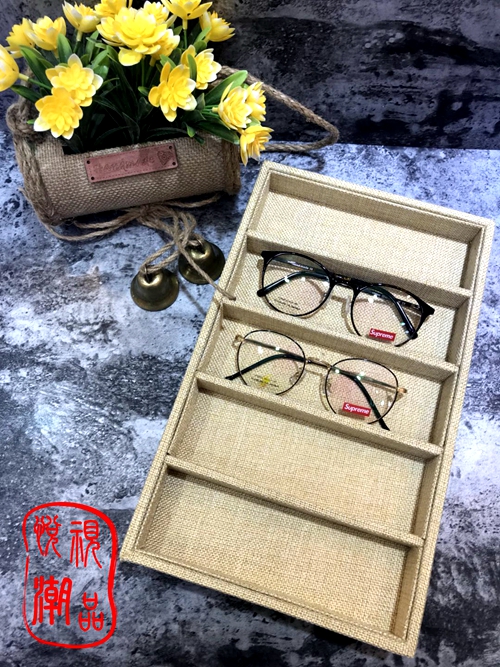 Pleasing wave items Prop Glasses Props Decoration Display Tray Glasses Frame Sunglasses Tray box Shooting Props-Taobao