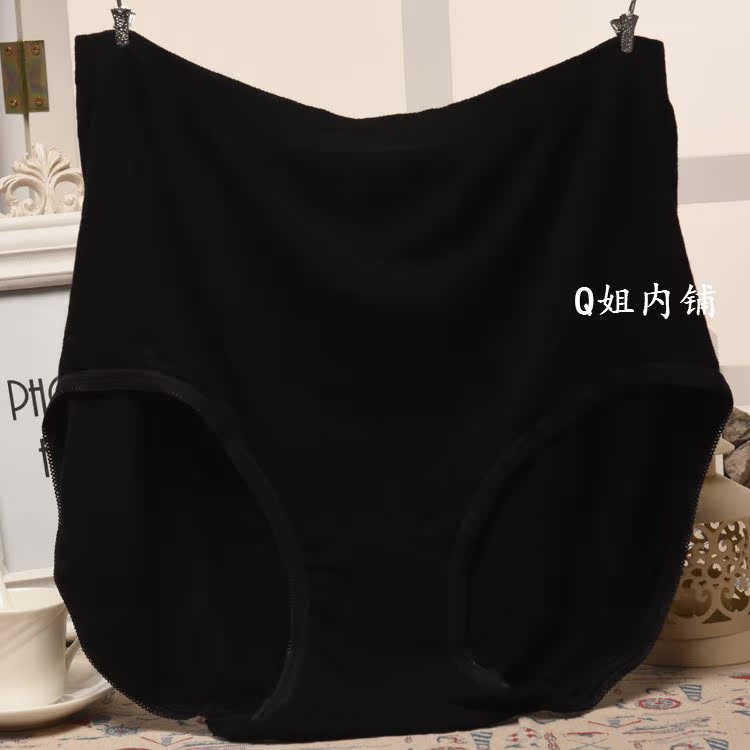 Kích thước cực lớn mm200 kg cộng với phân bón XL eo cao trung niên mẹ béo người đàn ông béo đỏ đồ lót nữ đồ lót xuất khẩu