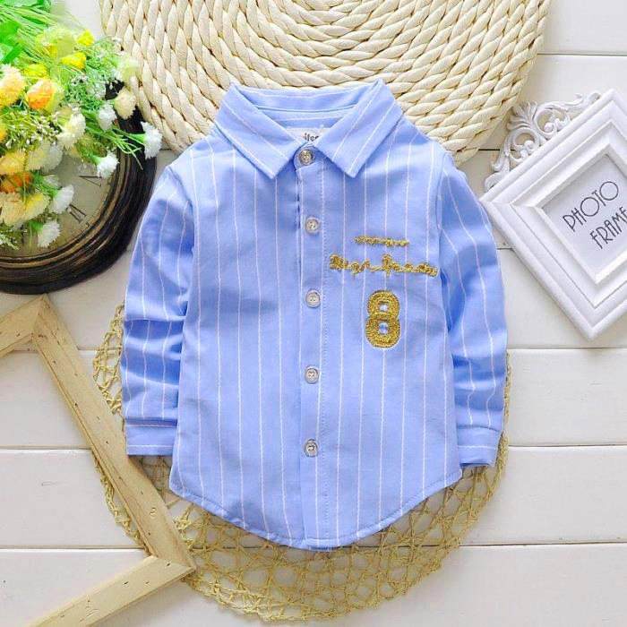 Chemise garcon à manche longue - Ref 2072818 Image 64