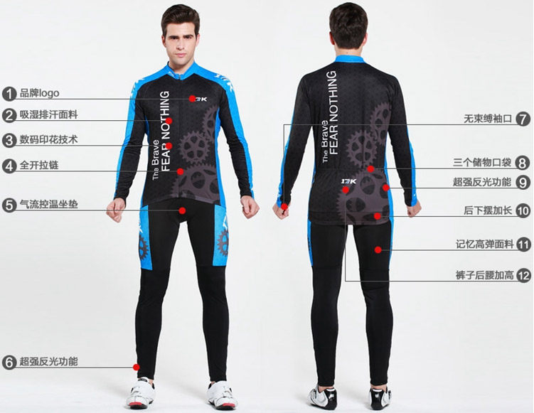 Vêtement cyclisme homme RUSUOO - Ref 2231378 Image 16