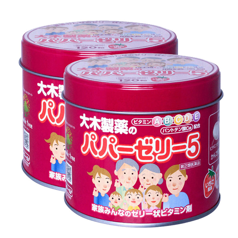 日本大木宝宝复合维生素软糖120粒*4