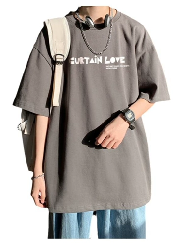 Американская стиль T -For -Fort Gaojie Мужчины нашли три крытых плече хлопковые хлопковые коротки с коротки