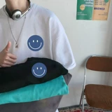 Трендовая хлопковая свежая футболка с коротким рукавом, в корейском стиле