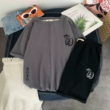 Мужской комплект, китайский стиль, из хлопка и льна, изысканный стиль