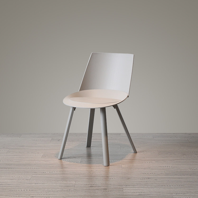 Minima Furniture Nordic Wind Plastic Iron Foot Advanced Modern Minima Home Dining Chair Book Room Chair Casual Coffee Chair