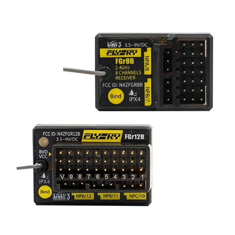 Fusi Fgr4B Fgr8B Fgr12B Receiver Is Suitable for Pl18 Nb4 Car and Ship Pwm/Ppm/I-Bus
