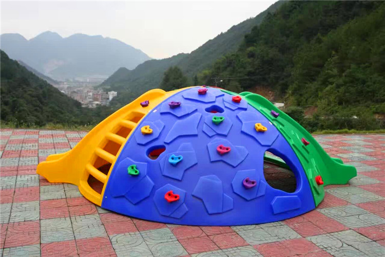 Young Children Outdoor Space Climbing Children Fitness Rock Climbing Game Climbing Slopes Combined Plastic Slide Space Climbs
