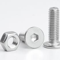 Thin hexagonal machine screw nut wrench set thin hexagonal screw boxed flat head CM304 stainless steel