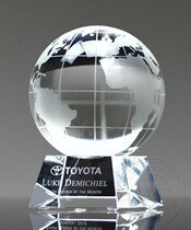 Normantic original design Earth trophy trophy modeling custom company anniversary small trophy lettering