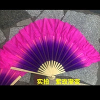 8 дюймов 10 настоящих шелковых вентиляторов фиолетовых роз градиент