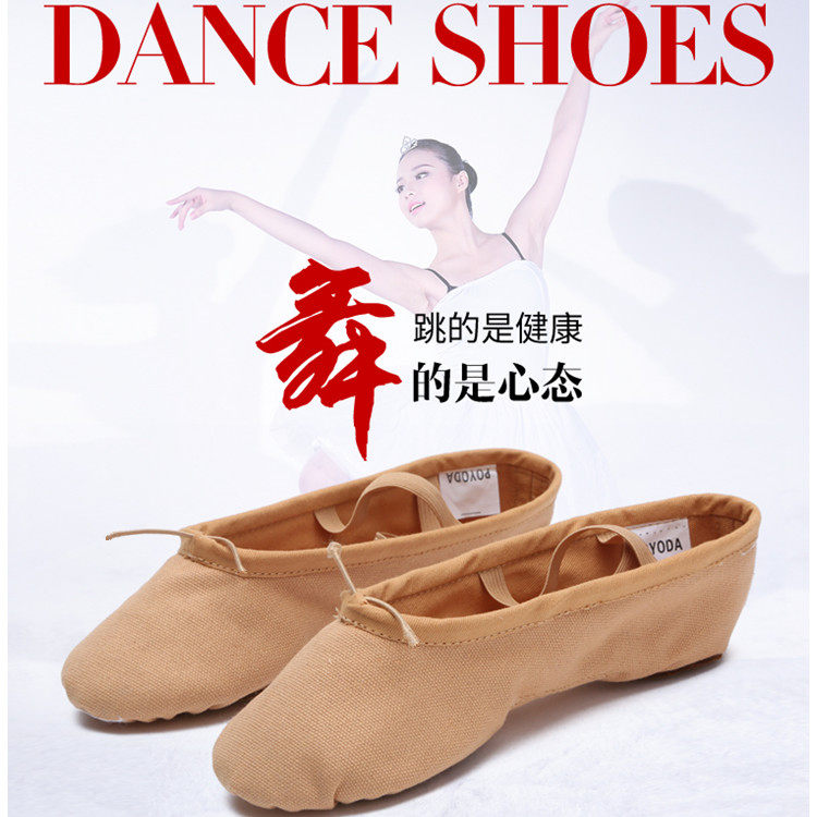 Dance shoes women's soft bottom practice shoes cat claw shoes men's and women's yoga ballet dance shoes dancing shoes classical dance accessories