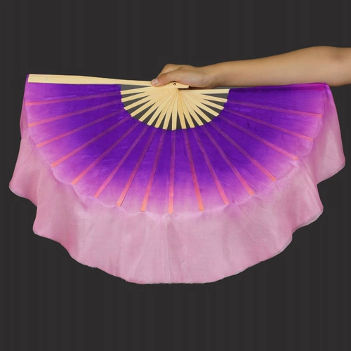 Детская шелковая танцующая двусторонная велосипедная втулка в форме цветка для раннего возраста, градиент