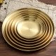 Korean 304 stainless steel steel barbecue plate thickened spit bone plate ຈານ dessert, fruit cake round plate, dish, shallow plate