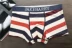 Quà tặng ngày Valentine Cổ điển Dải lớn Cotton Cặp đôi Quần lót Nam Boxer Women Triangle Cặp đôi