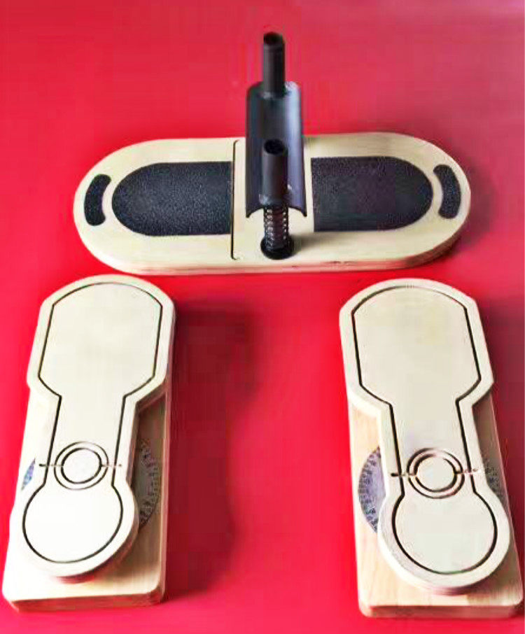 Pilates Functional Footprints Train Three-Piot Set Footwork