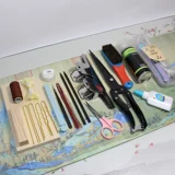 Материалы изделия с нематериальными бархатными шпильками ручной работы, набор для начинающих, для начинающих, полный набор, готовый к использованию