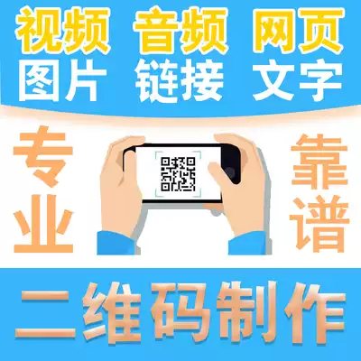 Video Audio Voice Text Photo Map Navigation Web page hyperlink PDF customization for conversion to generate QR code