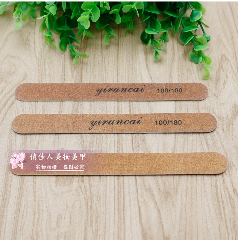Làm móng tay siêu mỏng dải chà nhám làm thất vọng gỗ vụn chà nhám dải sửa chữa dụng cụ chà nhám - Công cụ Nail