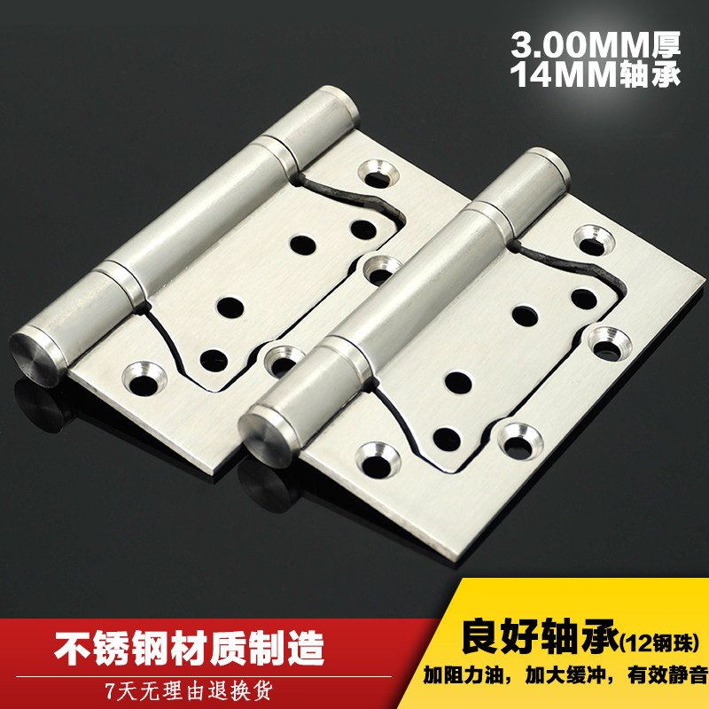 Stainless steel sub - Page 4 inches indoor wooden door toilet alphabet hinge thickening 