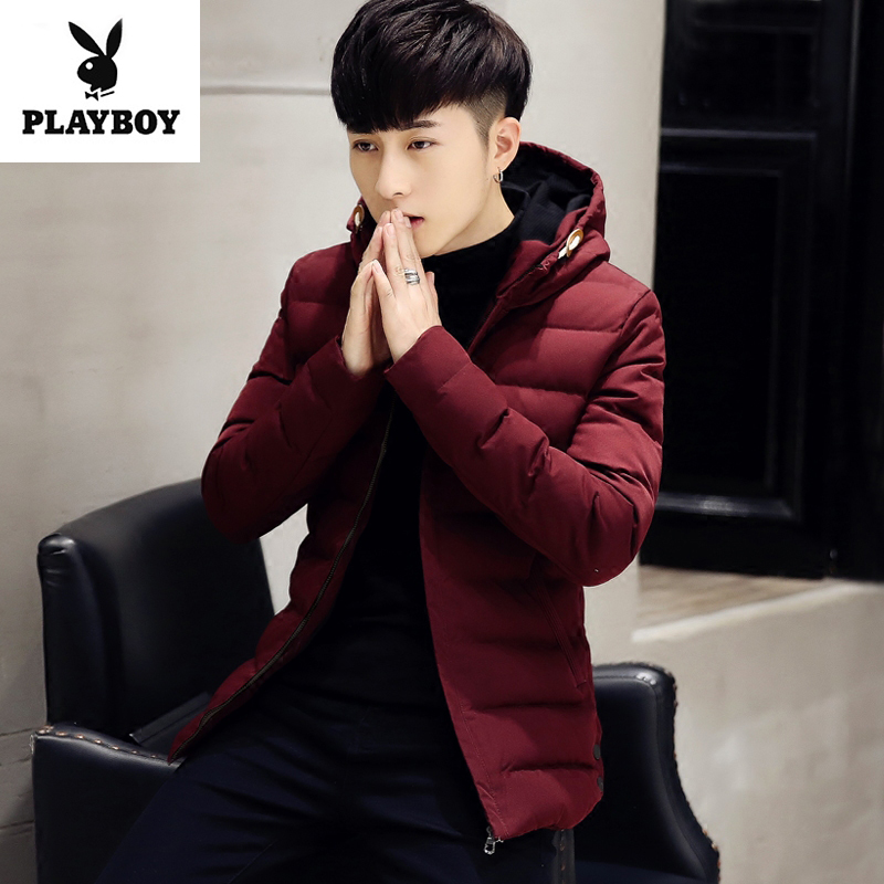 Купить Пуховик мужской Зима Плейбой мужской пуховик мужской корейской ...