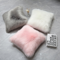 Long Plush Pillow Nordic Ins Wind Net Red Girl Hearts Adorable Leaning On Pillows Sofa Bedroom Floating Window Cushions Cover