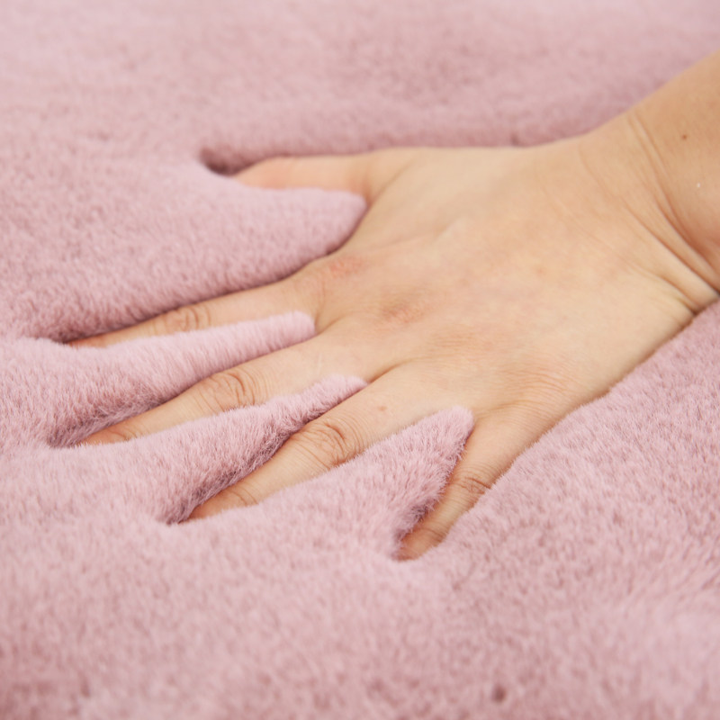 Modern simple Nordic living room Coffee table Room carpet ins Bedroom bed side bay window Imitation rabbit hair full of home mats