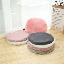 ins Nordic minimalist imitation rabbit hair thickened cushion chair dressing table cushion home computer chair cushion tatami mat