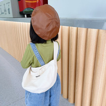 Letter Satchel Mesh Red Accessories Bag Children Single Shoulder Bag Little Girl Slanted Satchel Bag for baby sails walk show Tide Bag