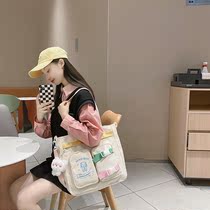 Mommy Bag Large Capacity Single Shoulder Bag 2022 New Mother Bag Bottle-Out Tote Bag Light Sails Cloth Bag Tide