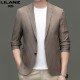 利郎男装休闲西服春夏季薄款条纹单西外套男士新款时尚修身西装潮