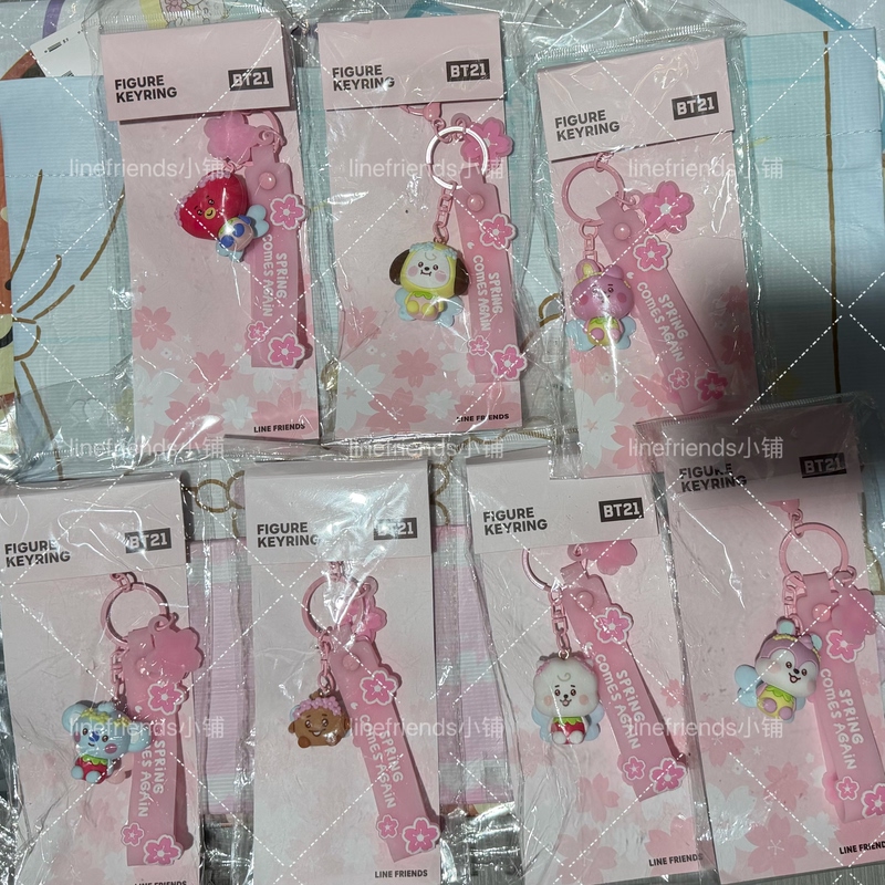 Discount Clearance Bt21 Bts Spring Fairy Baby Hard Figure Keychain