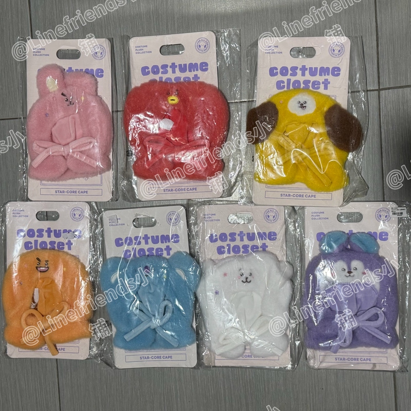 Authentic Discount Special Price Bts Bt21 Travel Series Ami Stick Headgear Doll Clothes Headgear