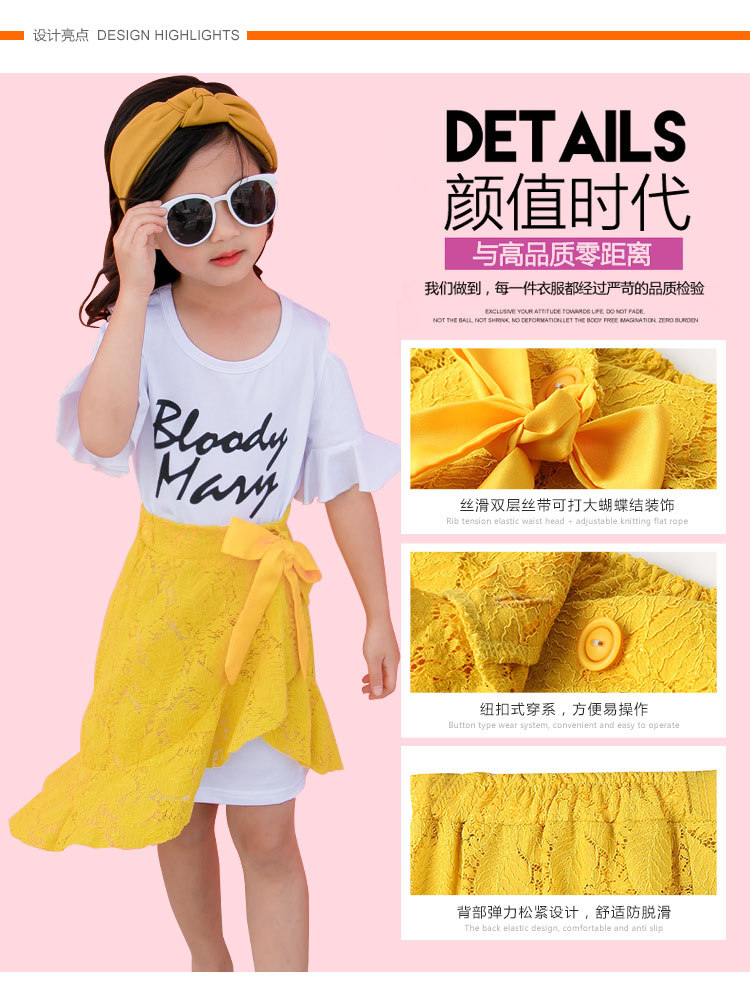 2018 mới mẹ và con gái thời trang cha mẹ và con váy mùa hè dài T-Shirt Hàn Quốc ren bãi biển sạn holiday phù hợp với gia đình đồ gia đình