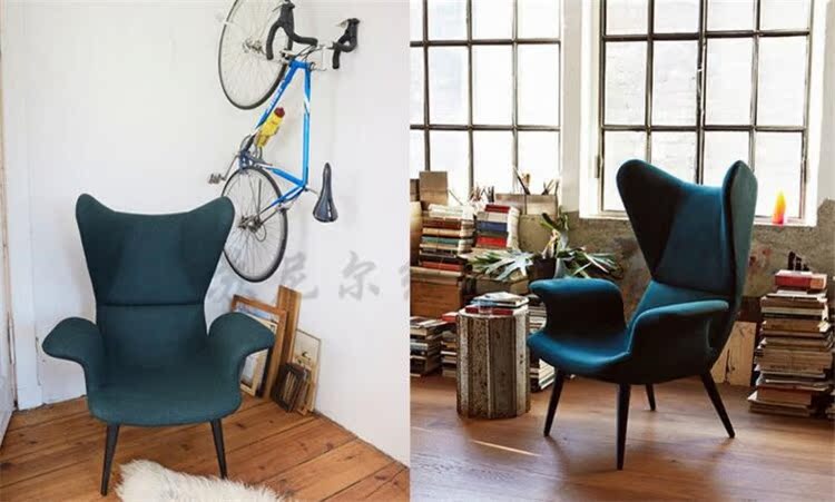 Thiết kế nội thất Bắc Âu FRP phòng chờ ghế câu lạc bộ khách sạn câu lạc bộ tiếp khách hình mô hình nhà biệt thự ghế ghế mây tròn