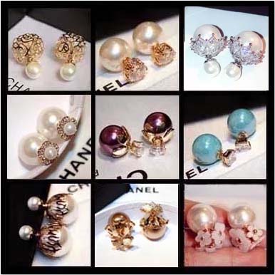 Korean Jewelry Fashion Diamond Earrings with Zircon and Diamond Earrings