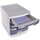 Deli Desktop File Cabinet Четырехновые данные небольшого ящика с шкафом для хранения блокировки