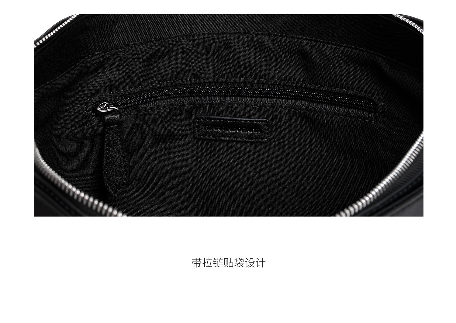 TERRAINCOGNITA Black Microfiber Large-Capacity Tote Bag