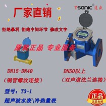 Dalian Daosheng T3-1 two-channel ultrasonic remote water meter flow meter national standard irrigation original