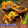 Những đứa trẻ mới của bãi biển Keji lớn đào backhoe loader máy móc boy điện đồ chơi xe điều khiển từ xa xe không đồ chơi mini