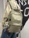 Schoolbags for Female Junior High School Students, High School Students, College Students, Trendy Men's Style Weight-Reducing Backpacks, Casual Large-Capacity Travel Backpacks