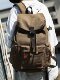 Retro Backpack Outdoor Workwear Computer Men's Canvas Backpack Men's College Student Bag Women's Travel Bag Large Capacity
