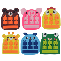 Childrens kindergarten area corner placement material handmade non-woven non-woven DIY Marine morning inspection bag entry card