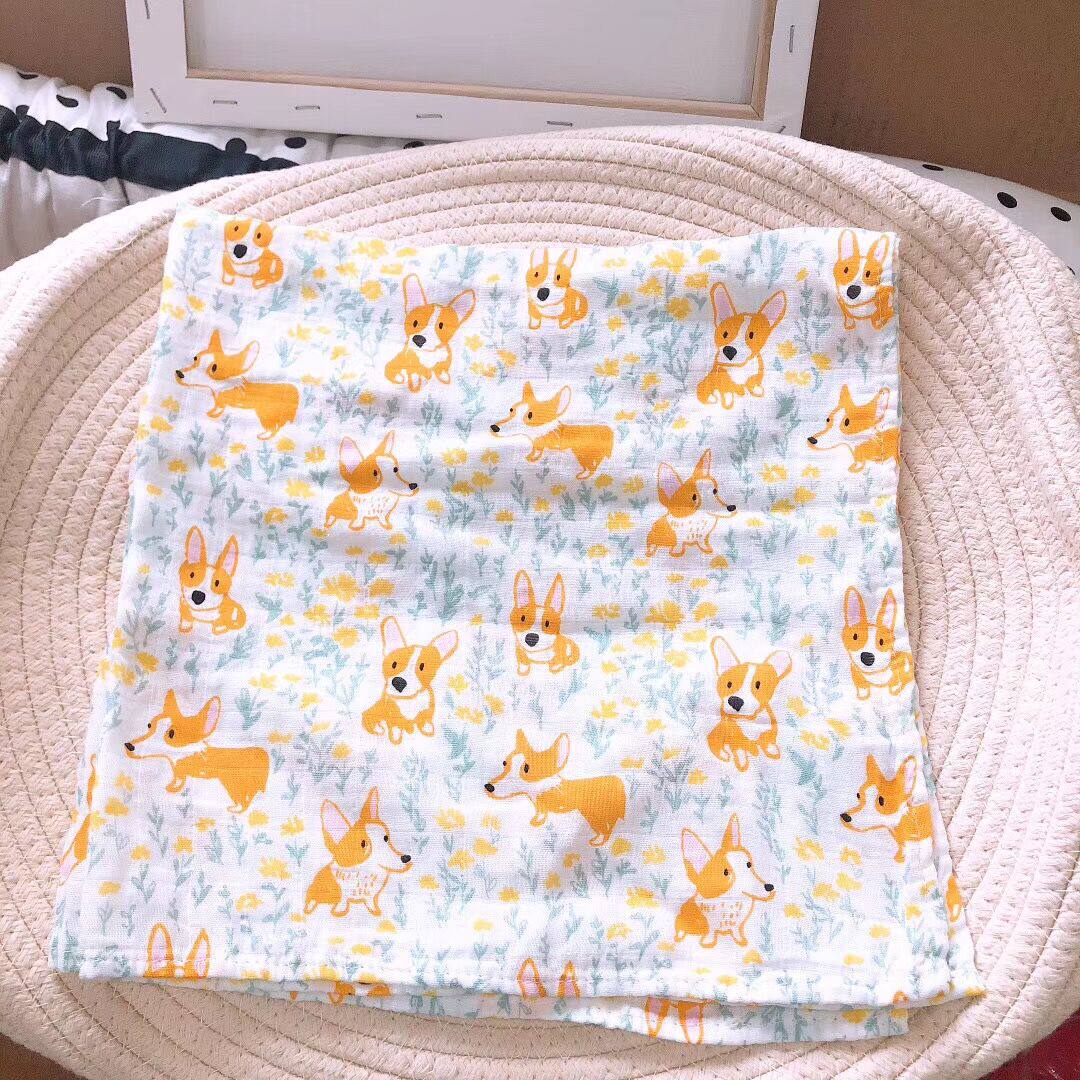 60cm Baby Triangle Scarves newborn Bamboo cotton cotton cloth Saliva Towel Laced Towels Baby scarves for the spring and autumn