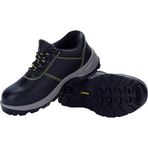 Labor protection shoes PU solid bottom men's and women's steel Baotou safety shoes anti-smashing anti-stab wear oleic acid alkali resistant work shoes