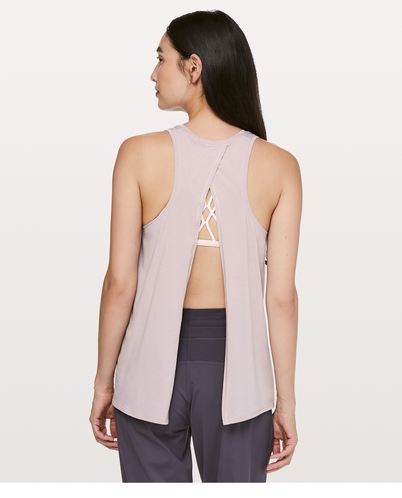 Lululemon Vest Tất cả các bộ đồ tập thể thao Yoga buộc nữ quần áo tập yoga