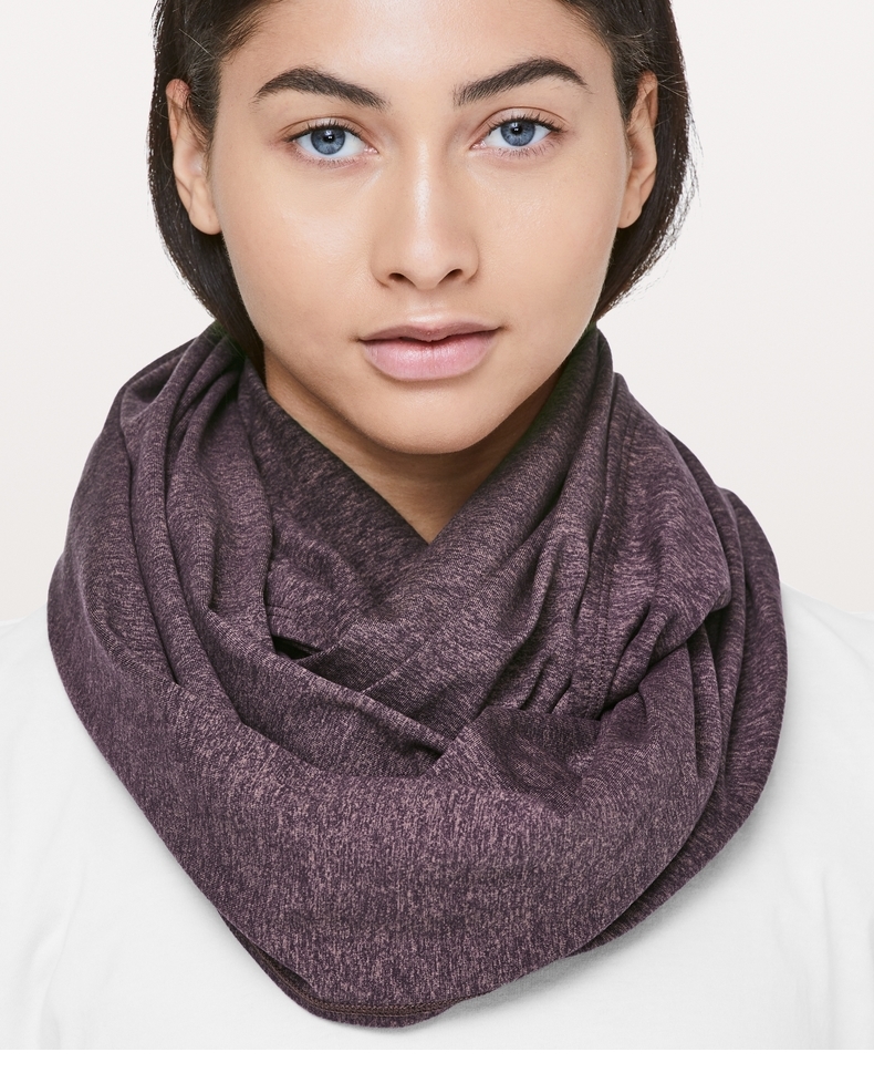 Lululemon Scarf Khăn quàng thể thao và giải trí của phụ nữ Vinyasa LW9ATXS khăn caro phượt	