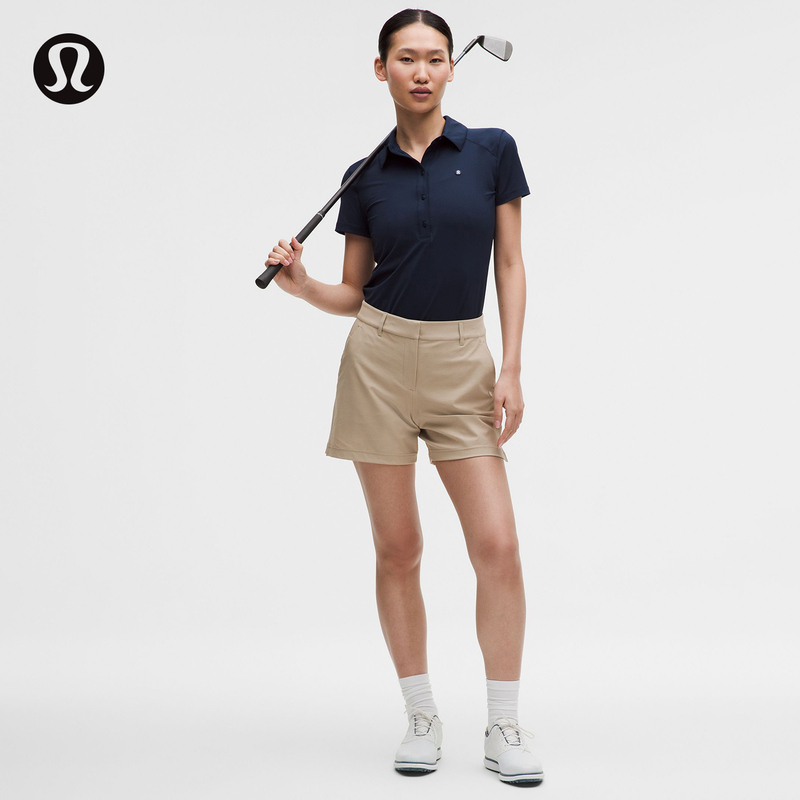 Stretch Twill Women's Golf Twill Shorts 5" Water-Repellent丨Lululemon丨Lw7Dpas