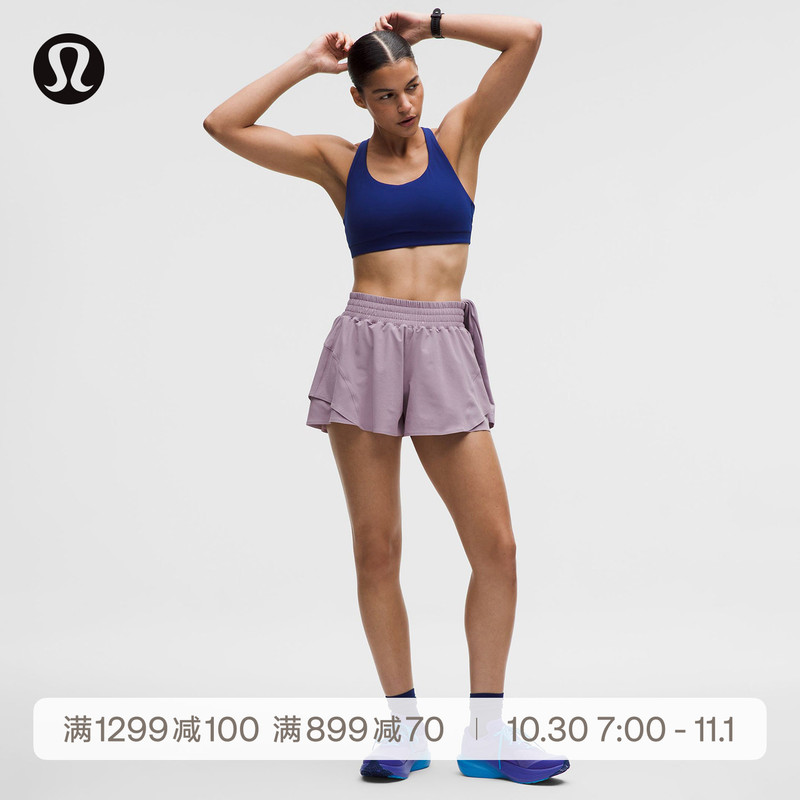 Shake It Out ™ Women's Running High-Waisted Shorts 2.5" Quick-Dry丨Lululemon丨Lw7Dens Shake It Out ™ Women's Running High-Waisted Shorts 2.5" Quick-Dry丨Lululemon丨Lw7Dens