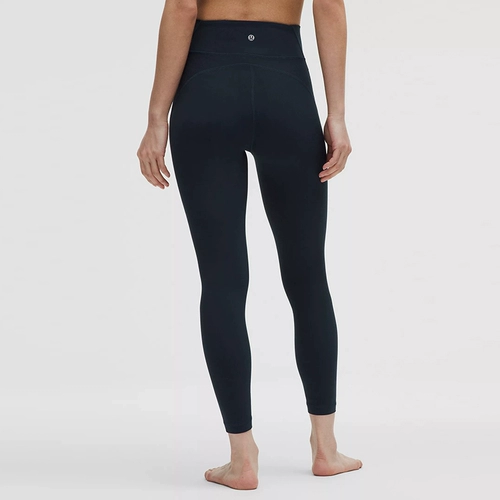 Женские спортивные леггинсы в рубчик в стиле пэчворк с завышенной талией Groove 24丨lululemon丨LW5HGUA