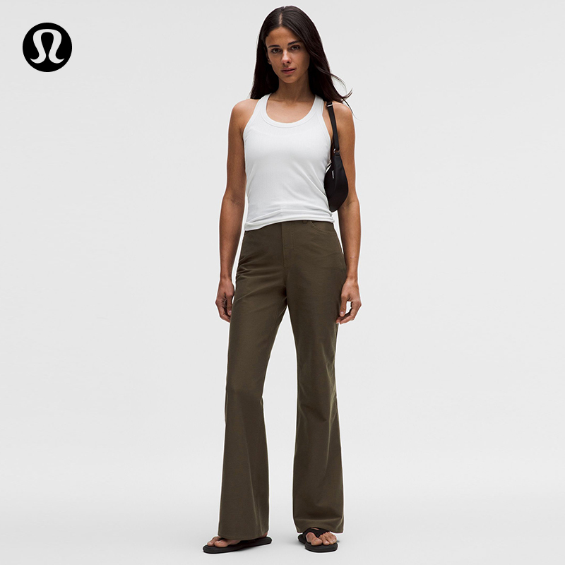 Easyfive Women's Five-Pocket High-Waisted Flared Pants *Regular Fit丨Lululemon丨Lw5Gx3S Easyfive Women's Five-Pocket High-Waisted Flared Pants *Regular Fit丨Lululemon丨Lw5Gx3S